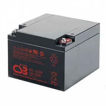 Аккумулятор CSB GPL 12260 (12V / 26Ah)