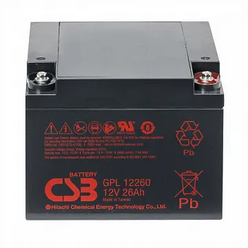 Аккумулятор CSB GPL 12260 (12V / 26Ah)