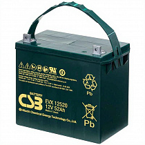 Аккумулятор CSB EVX 12520 (12V / 52Ah)