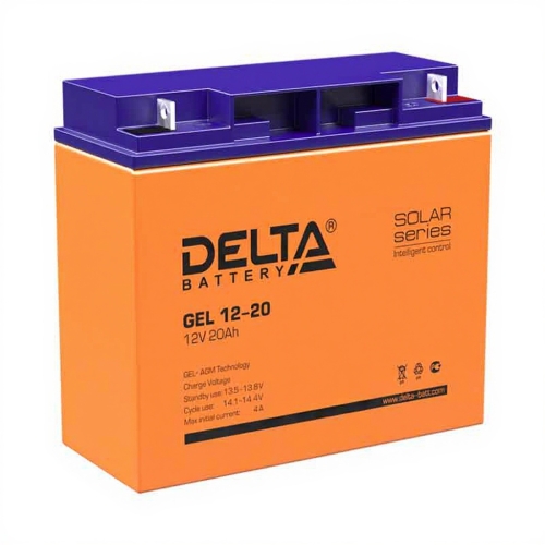 Аккумулятор Delta GEL 12-20 (12V / 20Ah)