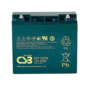 Аккумулятор CSB EVX 12200 (12V / 20Ah)