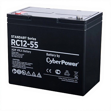 Аккумулятор CyberPower RC12-55 (12V / 55Ah)