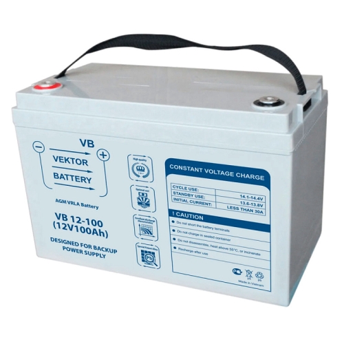 Аккумулятор Vektor VB 12-100 (12V / 100 Ah)