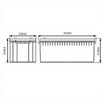 Аккумулятор WBR GPL122000 (12V / 200Ah)