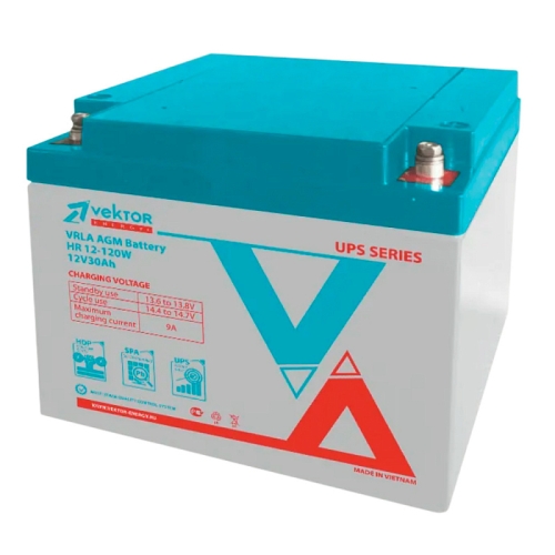 Аккумулятор Vektor HR 12-115W (12V / 30Ah)