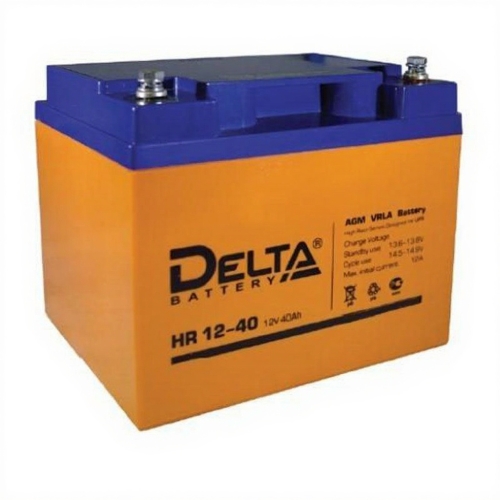 Аккумулятор Delta HR 12-40 (12V / 40Ah)