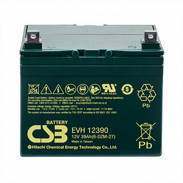 Аккумулятор CSB EVH 12390 (12V / 39Ah)
