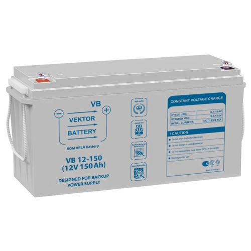 Аккумулятор Vektor VB 12-150 (12V / 150 Ah)