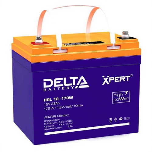 Аккумулятор Delta HRL 12-170W Xpert (12V / 33Ah)