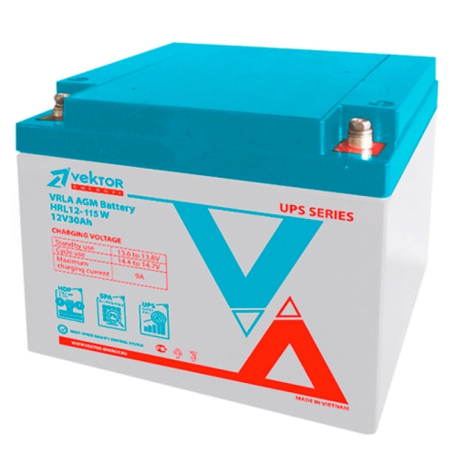 Аккумулятор Vektor HRL 12-115W (12V / 30Ah)
