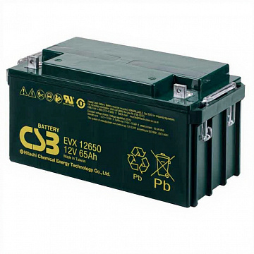 Аккумулятор CSB EVX 12650 (12V / 65Ah)