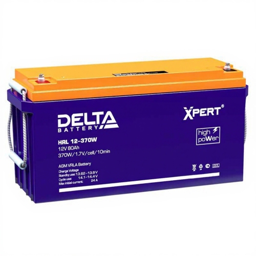 Аккумулятор Delta HRL 12-370W Xpert (12V / 80Ah)