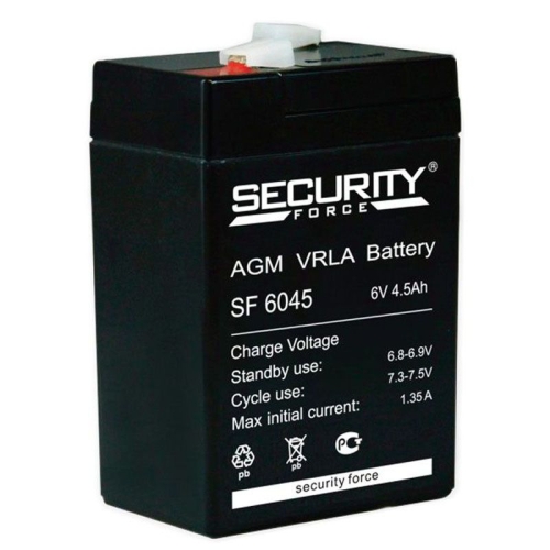 Аккумулятор Security Force SF 6045 (6V / 4.5Ah)