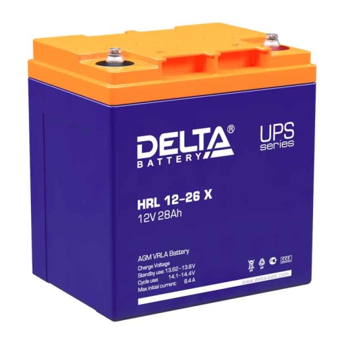 Аккумулятор Delta HRL 12-26 X (12V / 28Ah)