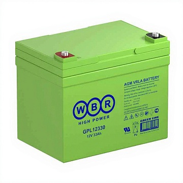 Аккумулятор WBR GPL12330 (12V / 34Ah)