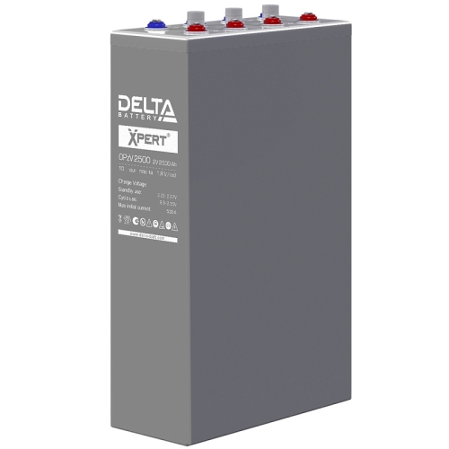 Аккумулятор Delta OPzV 2500 (2V / 2510Ah)