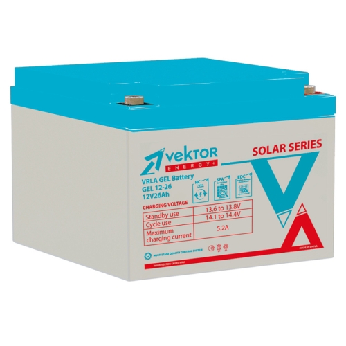 Аккумулятор Vektor GEL 12-26 (12V / 26Ah)