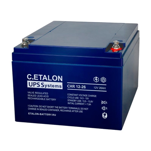 Аккумулятор C.ETALON CHR 12-26 (12V / 26Ah)