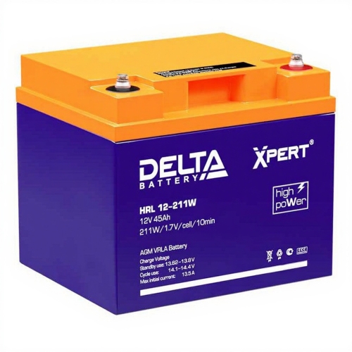 Аккумулятор Delta HRL 12-211W Xpert (12V / 45Ah)