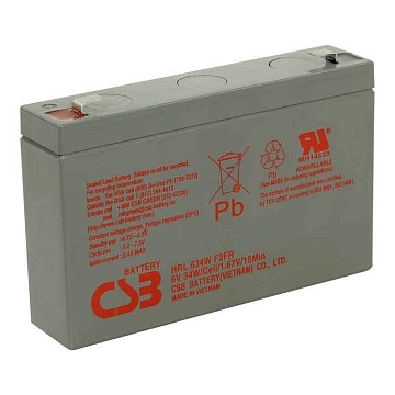 Аккумулятор CSB HRL634WFR (6V / 9Ah)