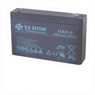 Аккумулятор B.B. Battery HR9-6 (6V / 8Ah)