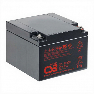 Аккумулятор CSB GPL 12260 (12V / 26Ah)