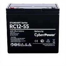 Аккумулятор CyberPower RC12-55 (12V / 55Ah)