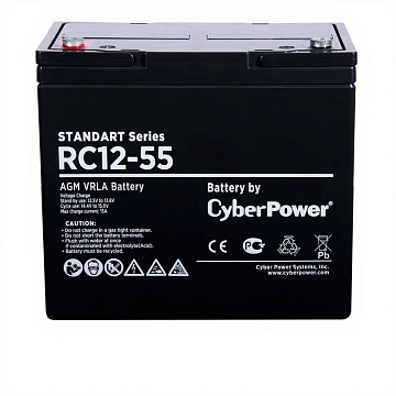 Аккумулятор CyberPower RC12-55 (12V / 55Ah)