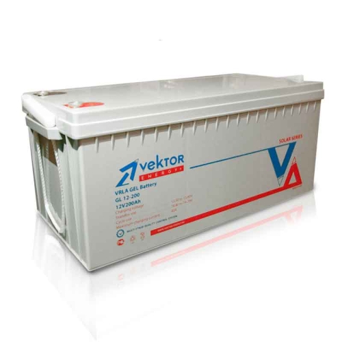 Аккумулятор Vektor GL 12-200 (12V / 200Ah)