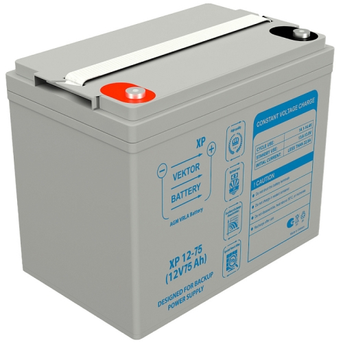 Аккумулятор Vektor XP 12-75 (12V / 75Ah)