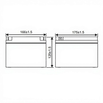 Аккумулятор WBR GPL12260 (12V / 26Ah)