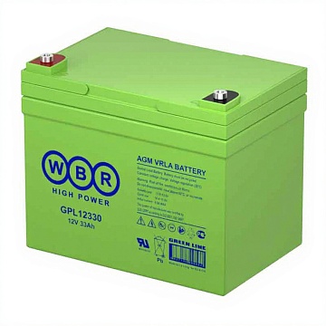 Аккумулятор WBR GPL12330 (12V / 34Ah)