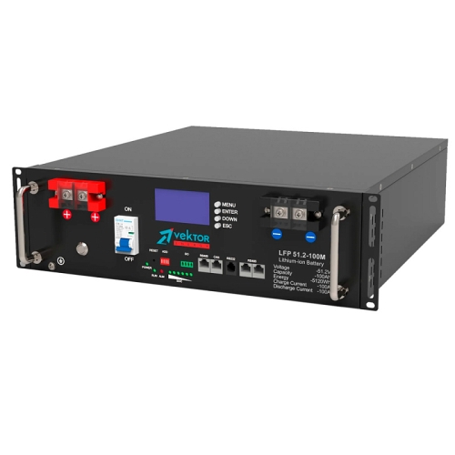 Аккумулятор Vektor LFP 51.2-100M-3U (51.2V / 100Ah)