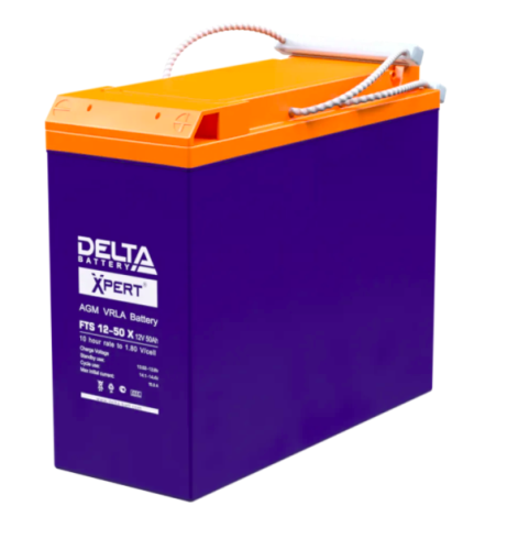 Аккумулятор Delta FTS 12-50 X (12V / 50Ah)