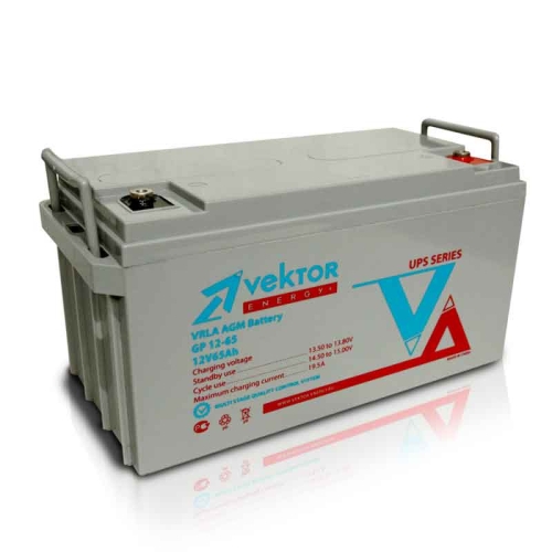 Аккумулятор Vektor GPL 12-65 (12V / 65Ah)