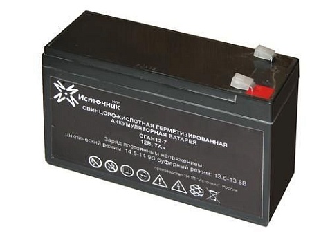 Аккумулятор СГАН 12-7 (12V / 7Ah)