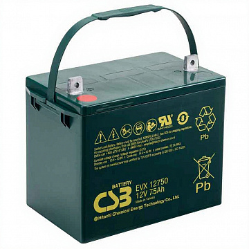 Аккумулятор CSB EVX 12750 (12V / 75Ah)