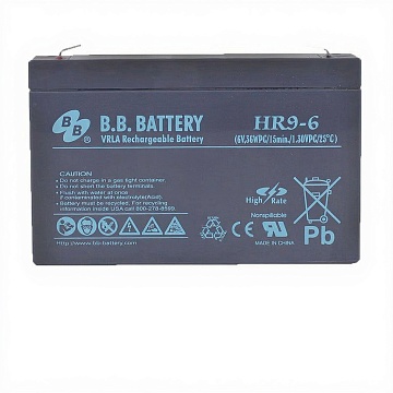 Аккумулятор B.B. Battery HR9-6 (6V / 8Ah)