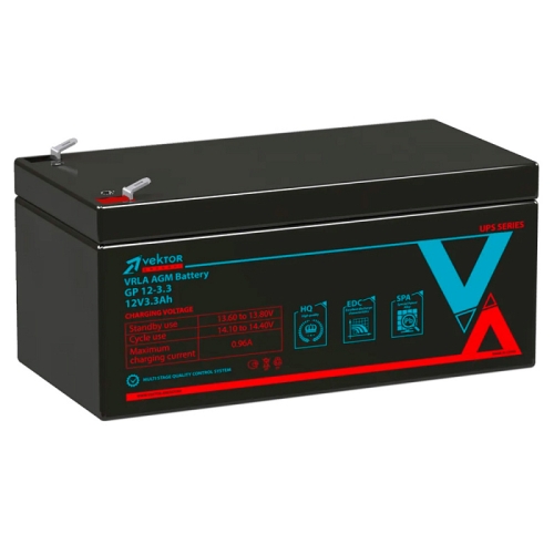 Аккумулятор Vektor GP 12-3.3 (12V / 3.3Ah)