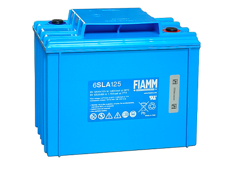 Аккумулятор FIAMM 6SLA125 (6V / 125Ah)