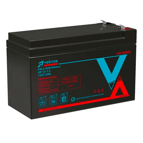 Аккумулятор Vektor GP 12-7.2S (12V / 7.8Ah)
