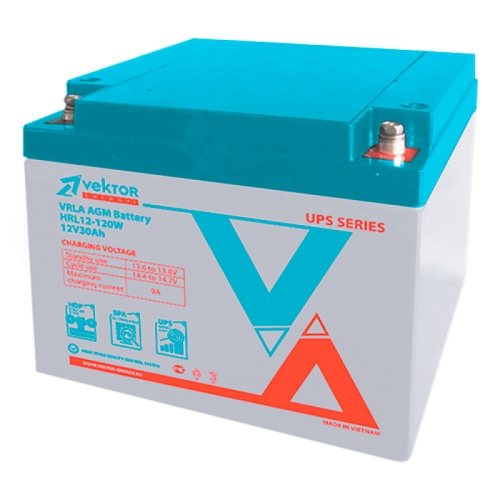 Аккумулятор Vektor HRL 12-120W (12V / 30Ah)