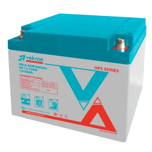 Аккумулятор Vektor HR 12-120W (12V / 30Ah)