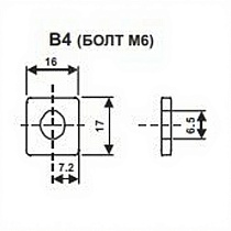Аккумулятор WBR GP12340 (12V / 34Ah)